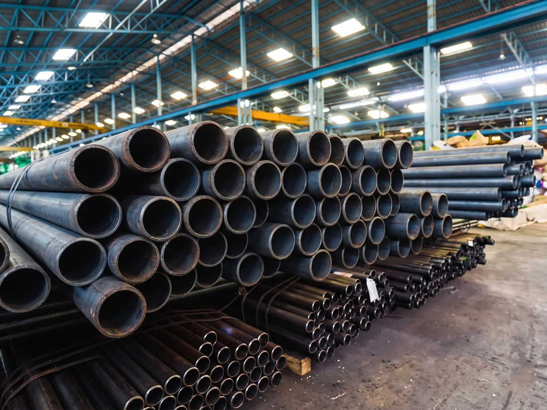 Industrial MS Round Pipes